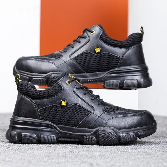 Male Safety Shoes Work Sneakers Indestructible Work Safety Boots Winter Shoes Men Steel Toe Shoes Sport Safty Shoes Dropshipping Work Boots Firebrand