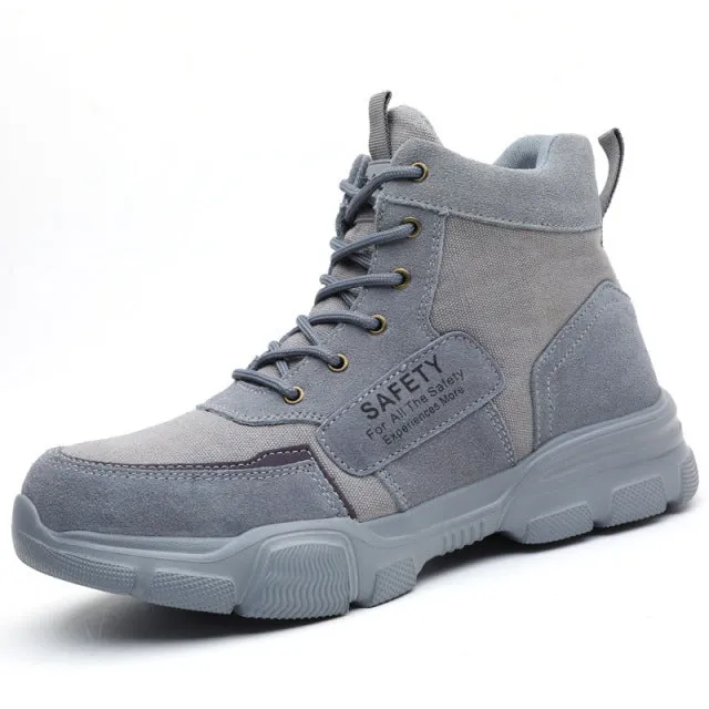 Male Safety Shoes Work Sneakers Indestructible Work Safety Boots Winter Shoes Men Steel Toe Shoes Sport Safty Shoes Dropshipping Top 10 Work Boots
