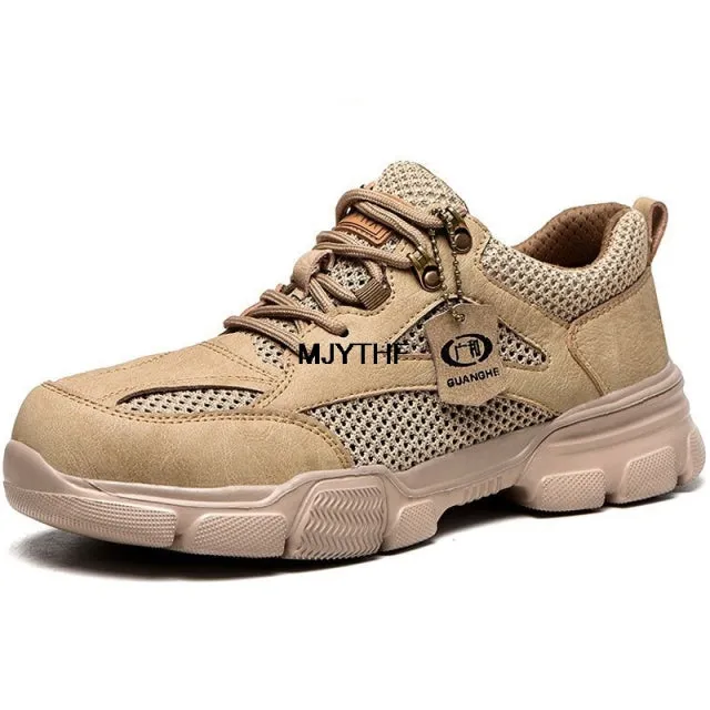 Best Work Boots For Summer Heat Male Safety Shoes Work Sneakers Indestructible Work Safety Boots Winter Shoes Men Steel Toe Shoes Sport Safty Shoes Dropshipping