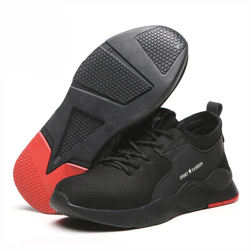 Men Boots Steel Toe Work Safety Boot Anti smashing Puncture Safety Shoes For Casual Sneaker Men Shoes Army Boots Work Shoes Best Work Boots For Electricians