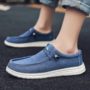 The Bear Loafers Men Loafers Fashion Canvas Shoes