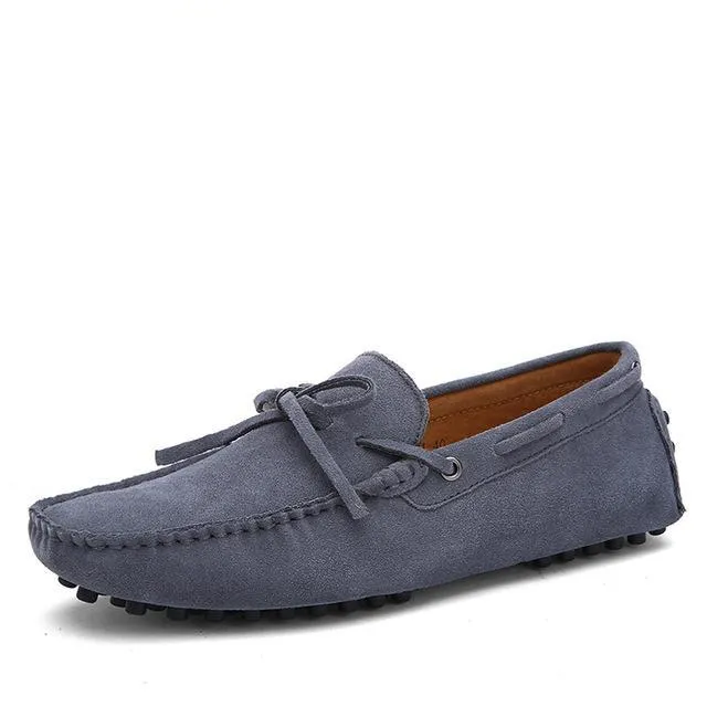Men Nubuck Loafers Shoes Moccasins Peter Milar Loafers