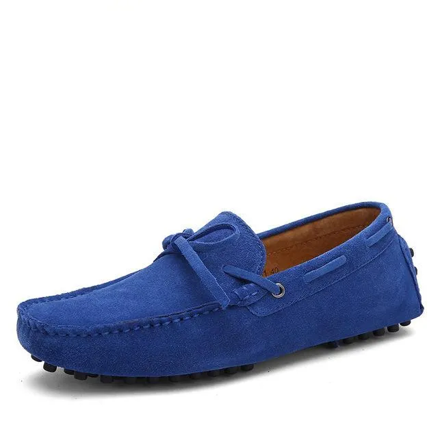 Vinny's Yardee Loafers Men Nubuck Loafers Shoes Moccasins