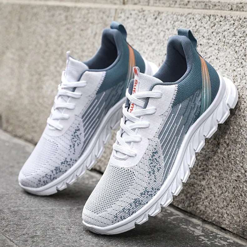 Graduation Flat Shoes Men Sneakers Fashion Wavy Bottom Shoes Sport Running Walking Shoes