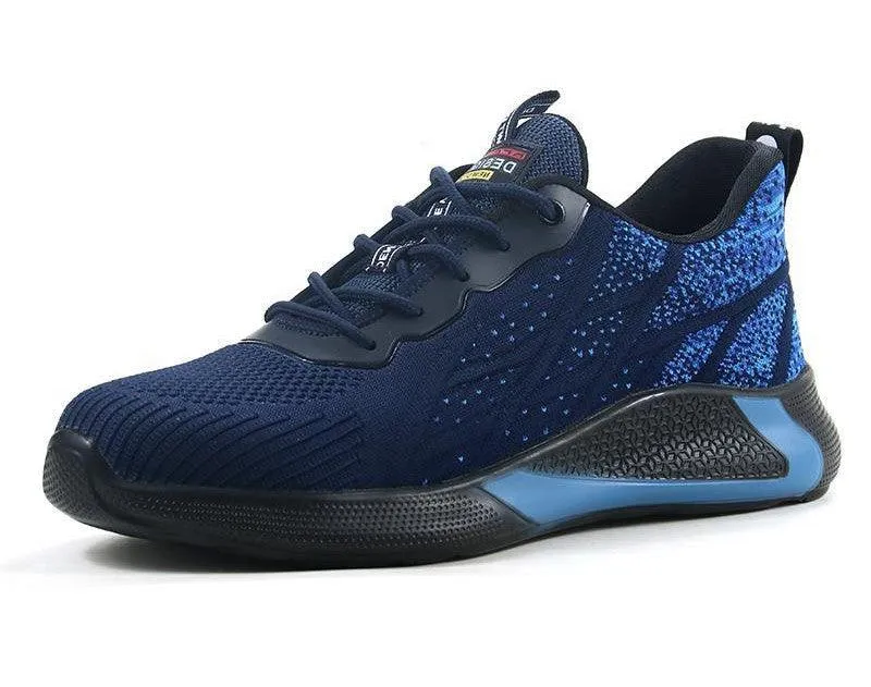 Men Work Safety Shoes Anti-Puncture Working Sneakers Excavator Work Boots