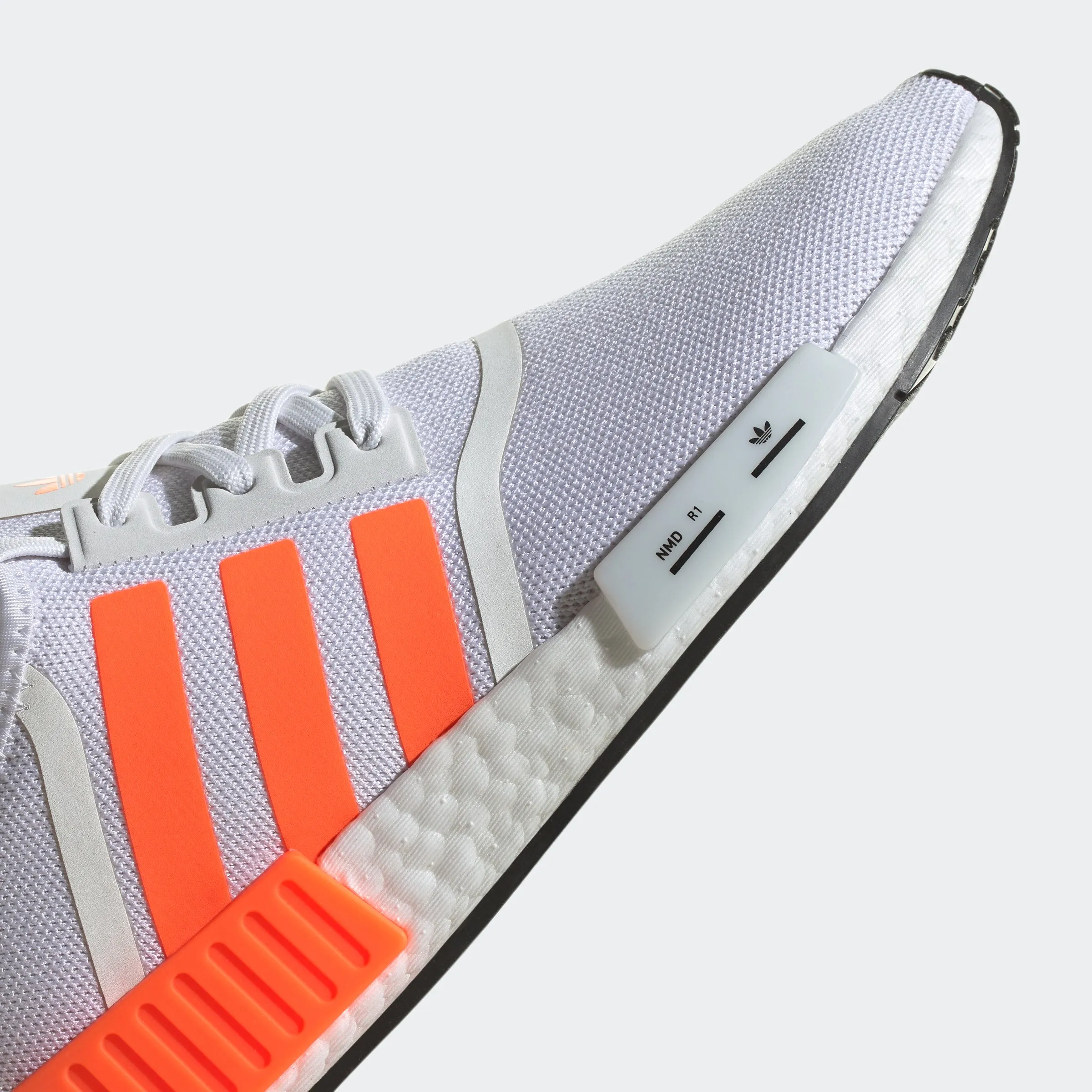 Bermuda Shoes Adidas Men's adidas Originals NMD_R1 Shoes Cloud White Orange