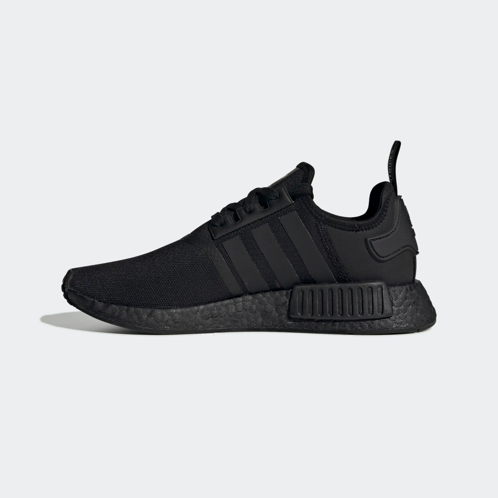 Men's adidas Originals NMD_R1 Shoes Triple Black Thick Adidas Shoes