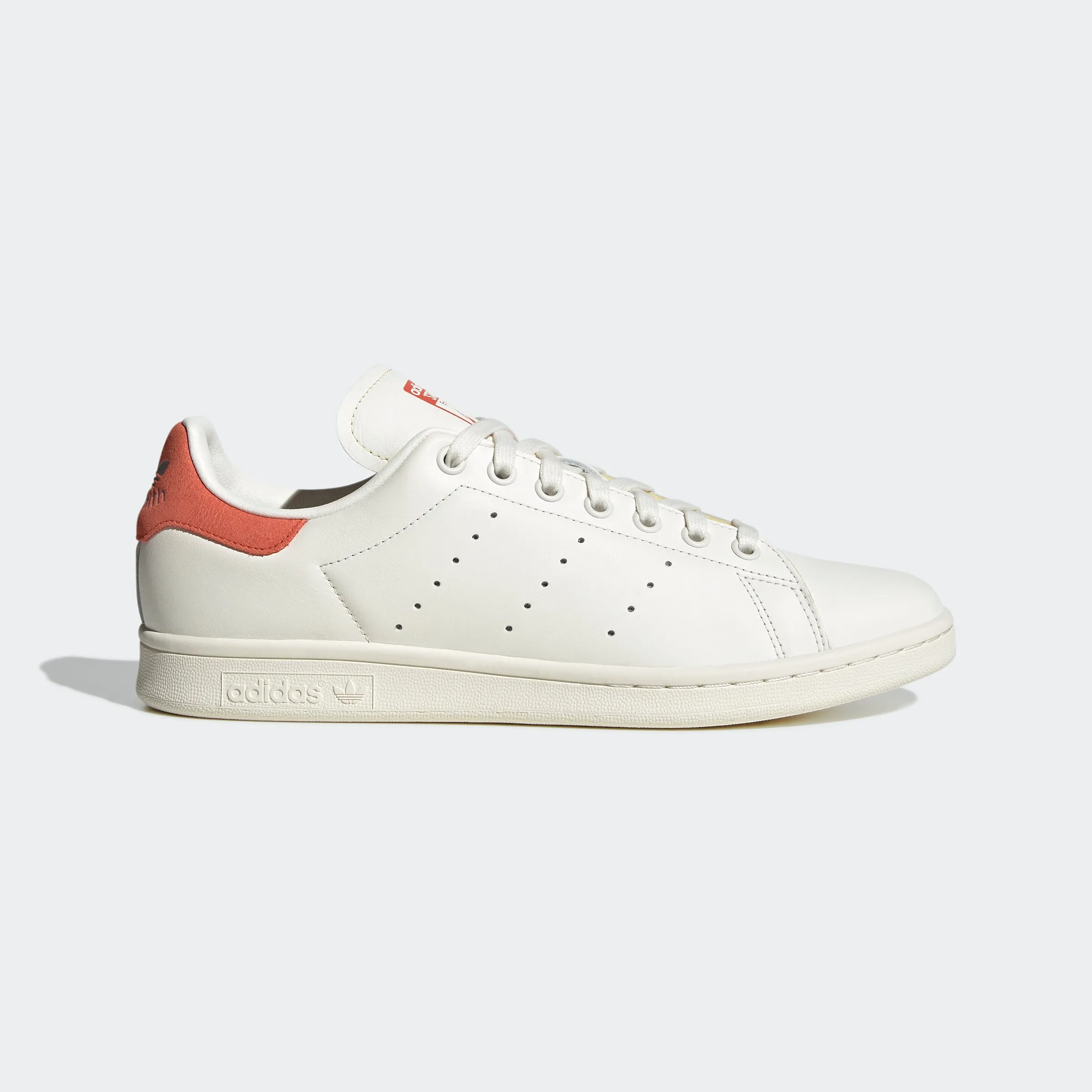 Men's adidas Originals Stan Smith Shoes White Preloved Red Top Adidas Running Shoes