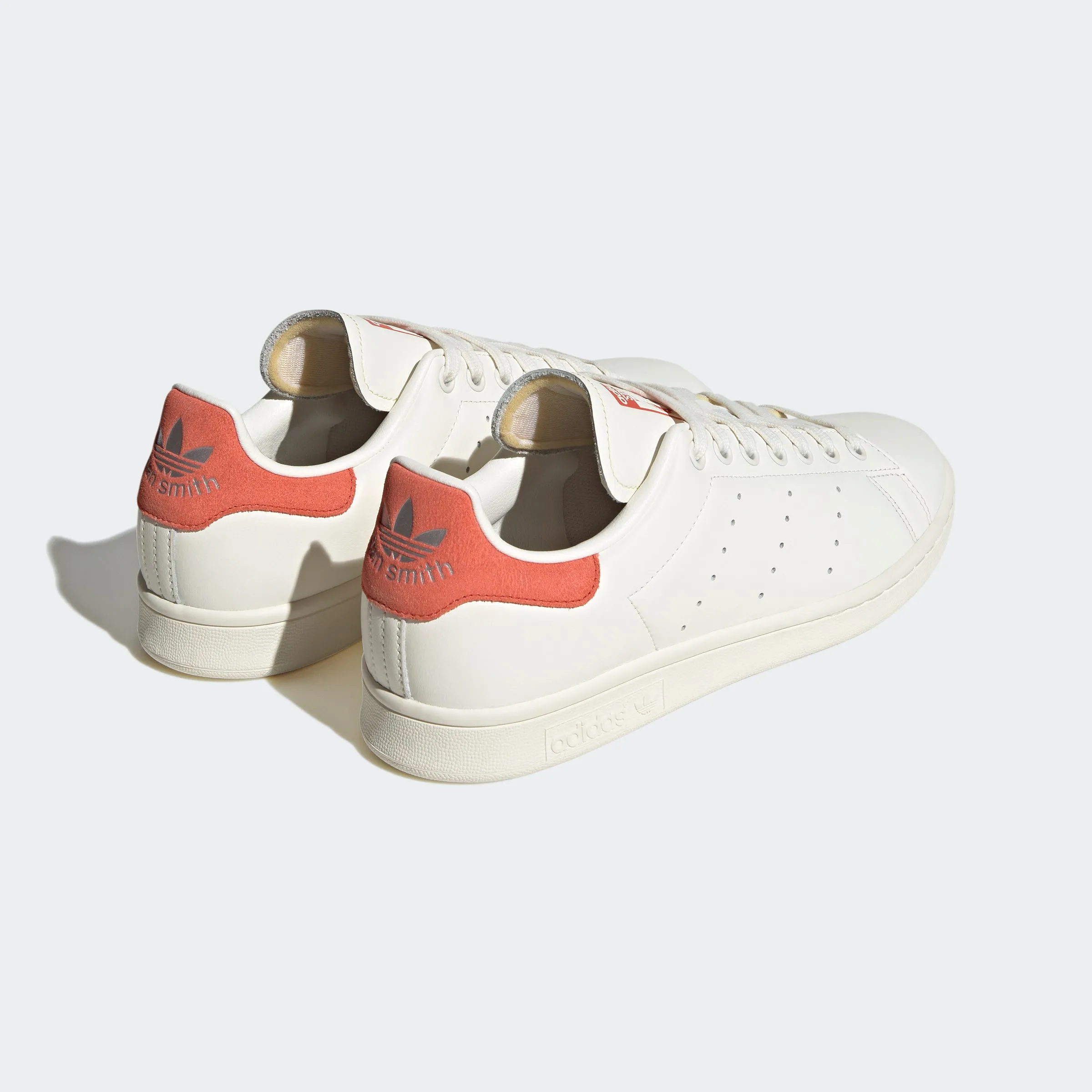 Men's adidas Originals Stan Smith Shoes White Preloved Red Adidas Torsion System Shoes