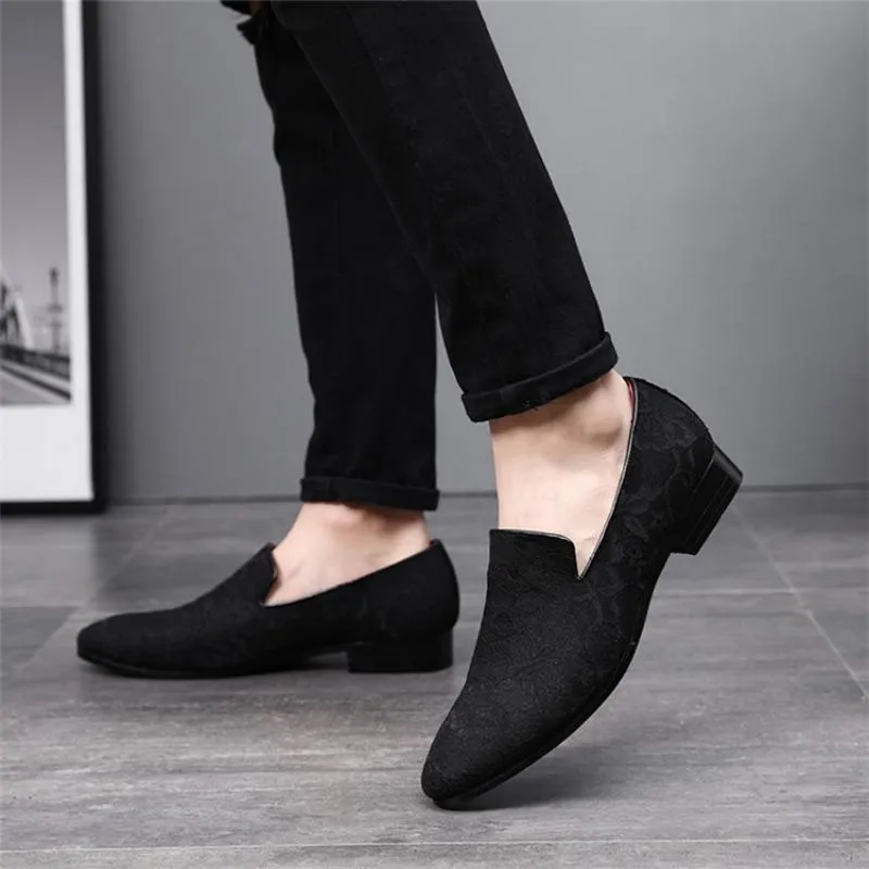 Men's Autumn Casual Loafers With Embroidery | Plus Size Of The Following Statements Which Accurately Describe Social Loafers