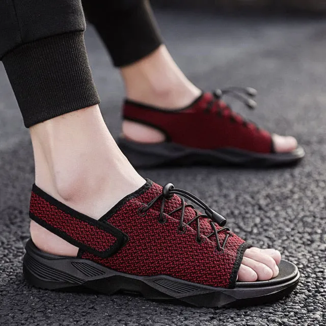 Disadvantages Of Wearing Flat Shoes Mens Beach Flat Sandals Peep Toe Black Shoes Walking Sandalias Hombre Verano