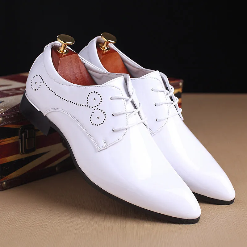 Men's Business Casual Leather Shoes - GlamzLife Best New Work Boots