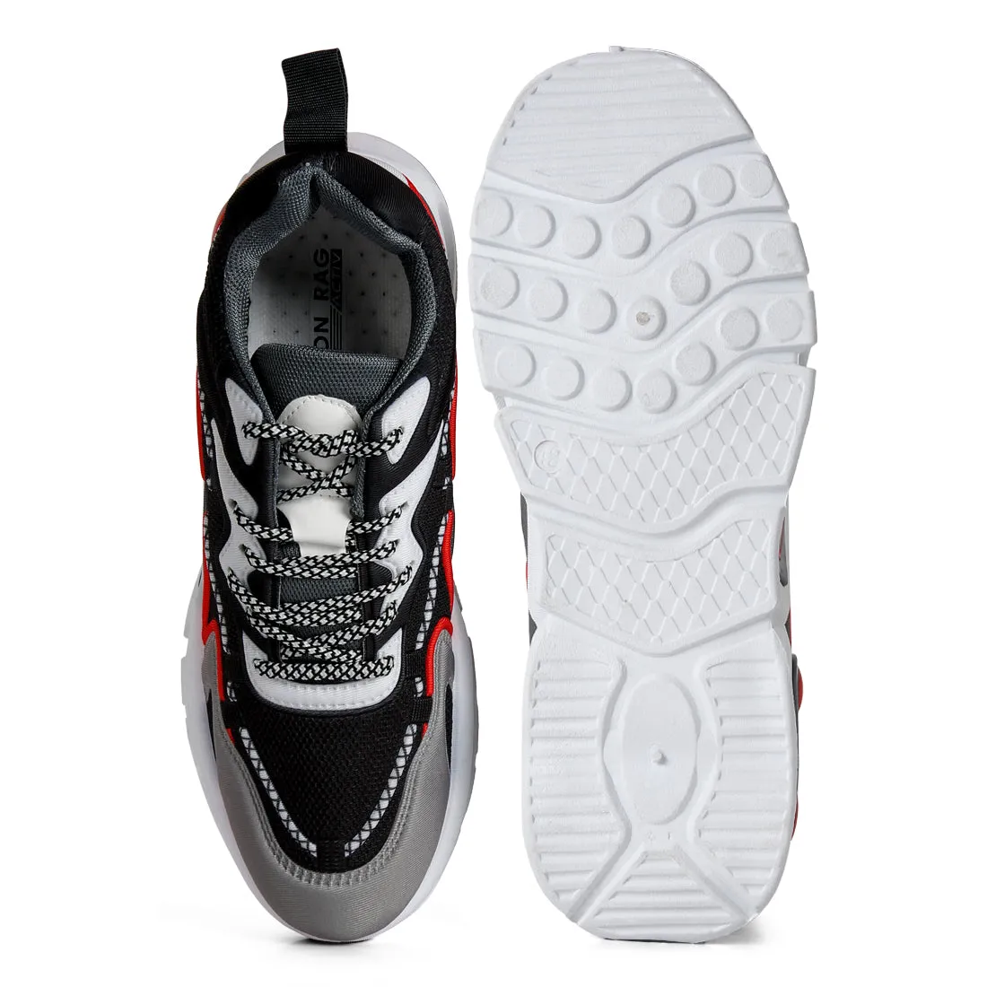 Sparkle Platform Sneakers Men's Casual Sneakers