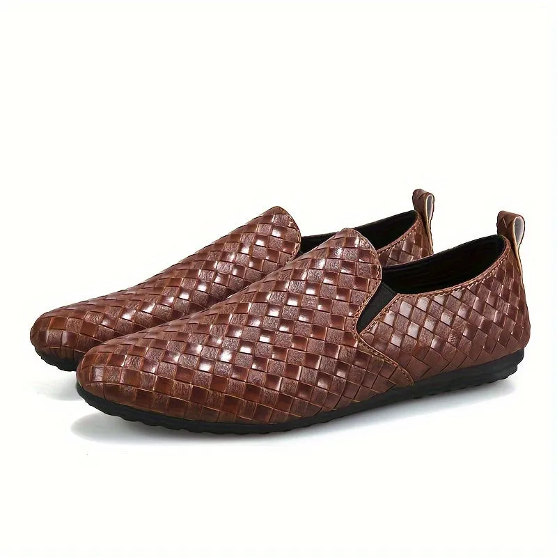 Raffia Loafers Men's Dress Loafers Shoes For Senior Prom | Classic And Lightweight Footwear
