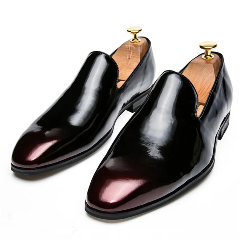 Men's Leather Dress Shoes Tassels On Loafers