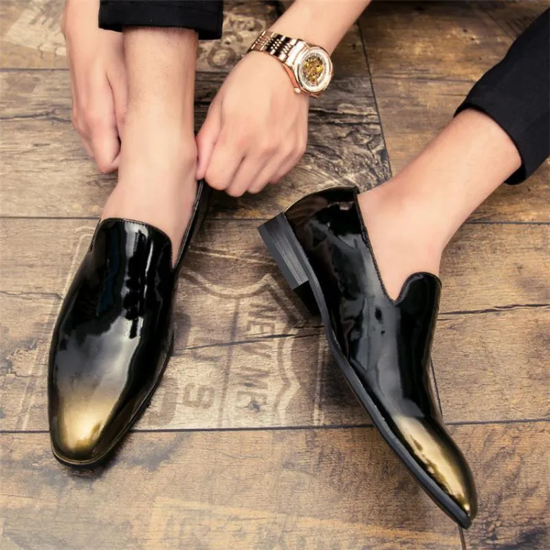Men's Leather Dress Shoes Frame Loafers
