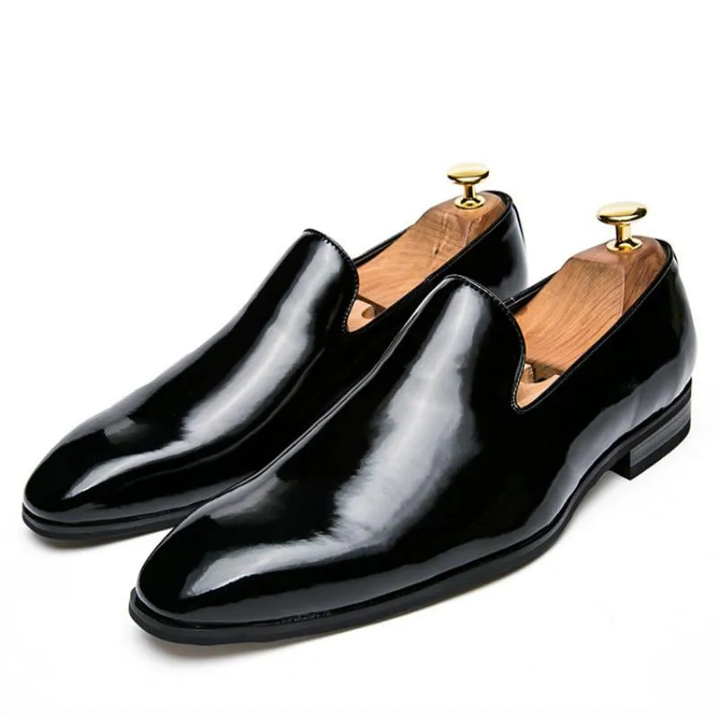 Men's Leather Dress Shoes Academia Loafers