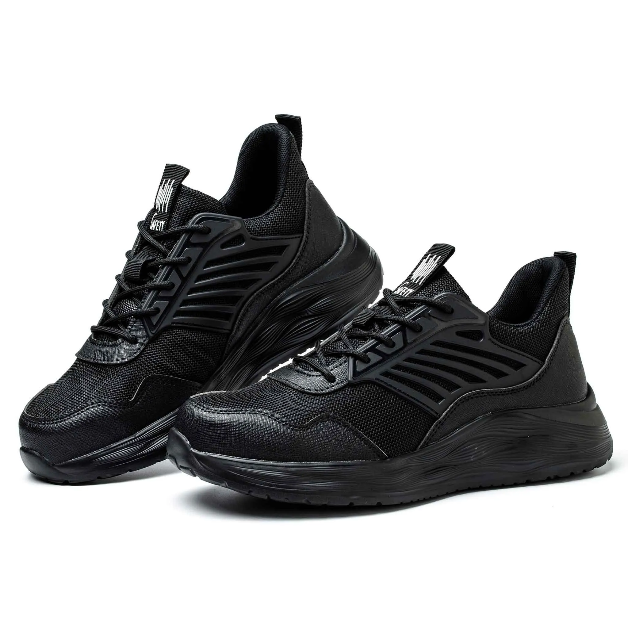 Work Boots For Swollen Feet Men's SRA Rated Steel Toe Sneakers - Waterproof | B269