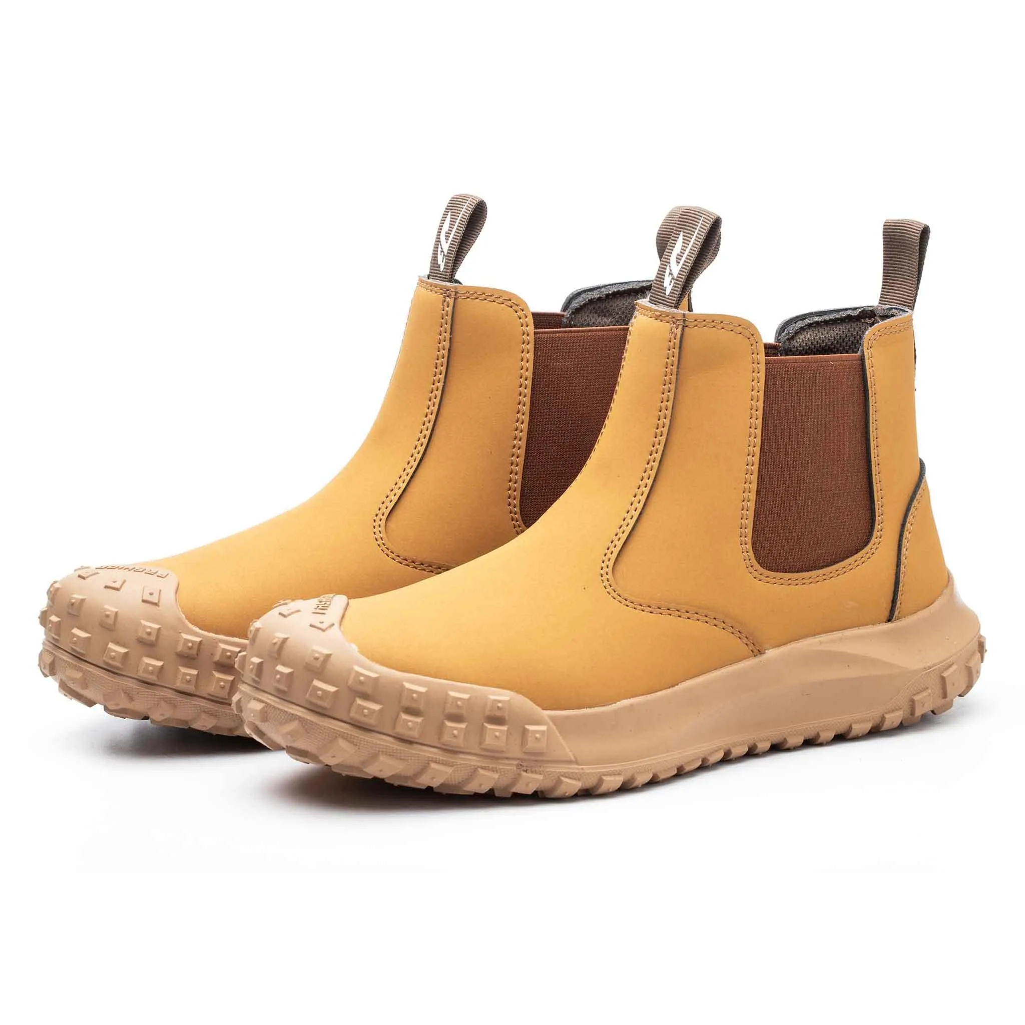 Boa Style Work Boots Men's Steel Toe Chelsea Boots - Slip Resistant | B206