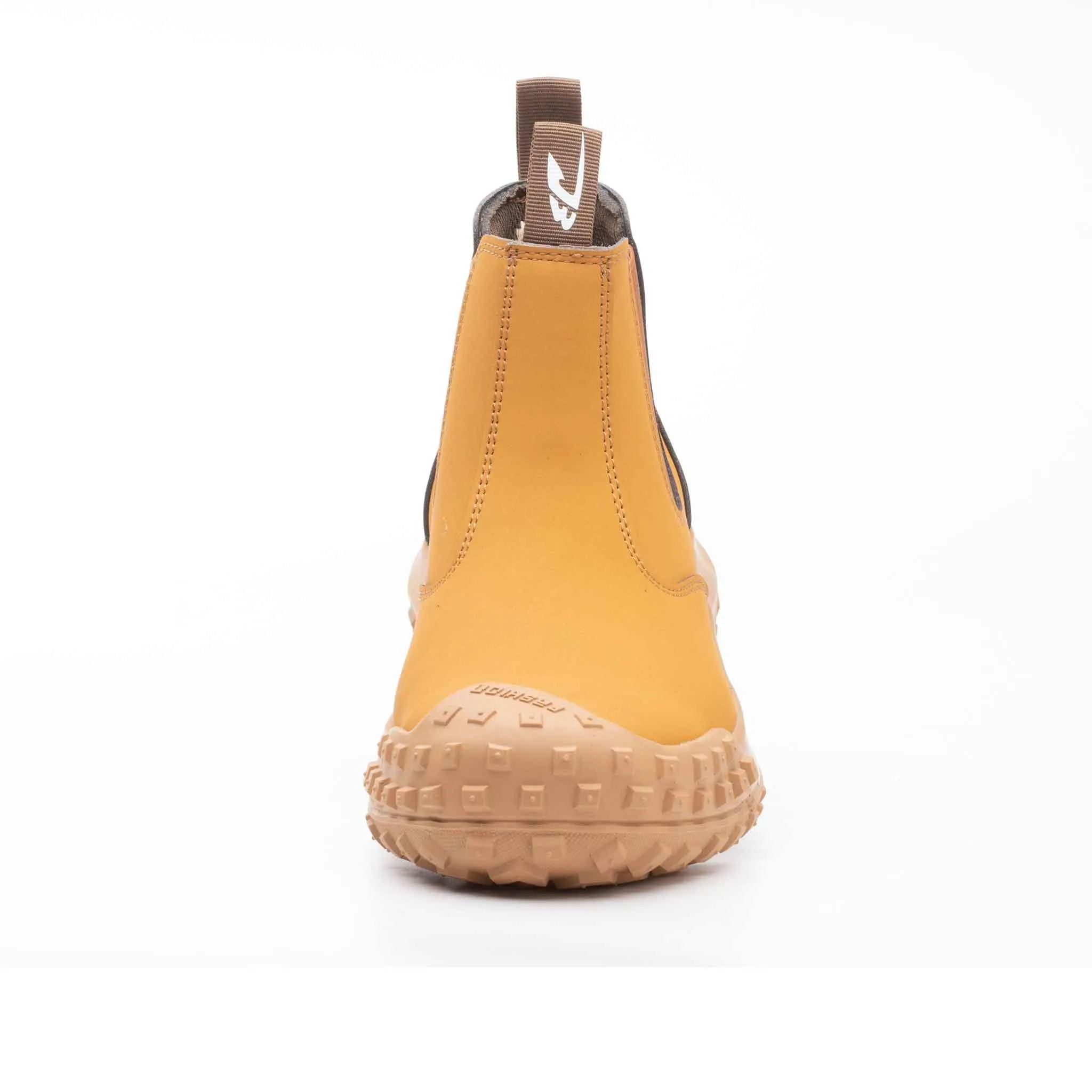 Men's Steel Toe Chelsea Boots - Slip Resistant | B206 Low Cut Slip On Work Boots