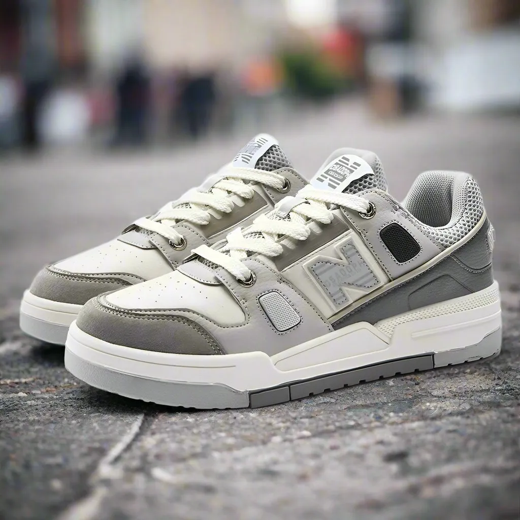 Men's Super Fiber Leather Casual Sneakers Hologram 574 New Balance