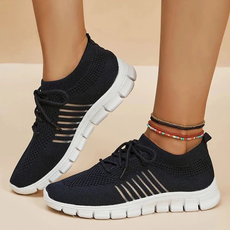 Sneakers Christian Louboutin Mesh Breathable Soft Sole Sneakers Women Lightweight Non-Slip Running Walking Shoes Woman