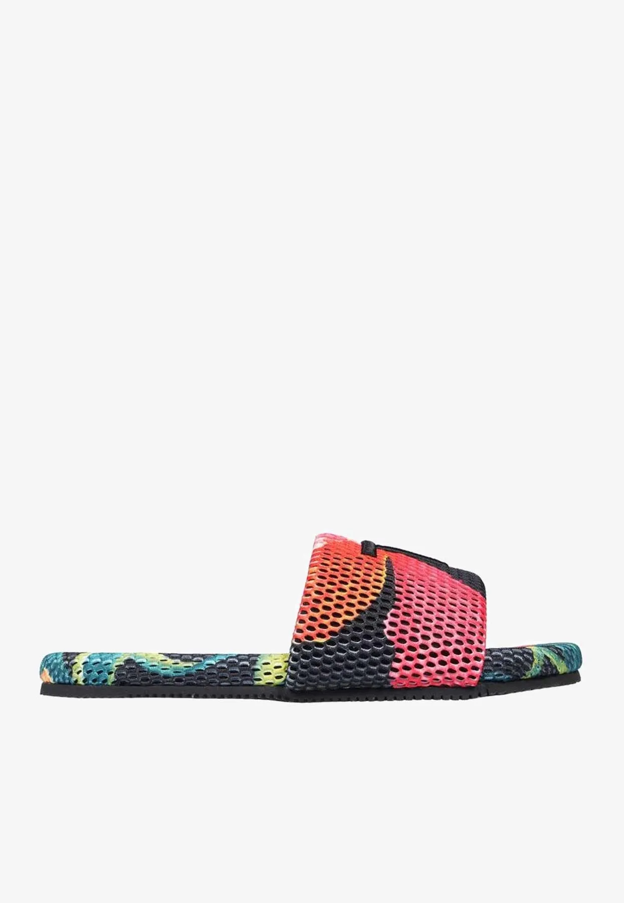 Mesh Printed Slides Low Cost Sandals
