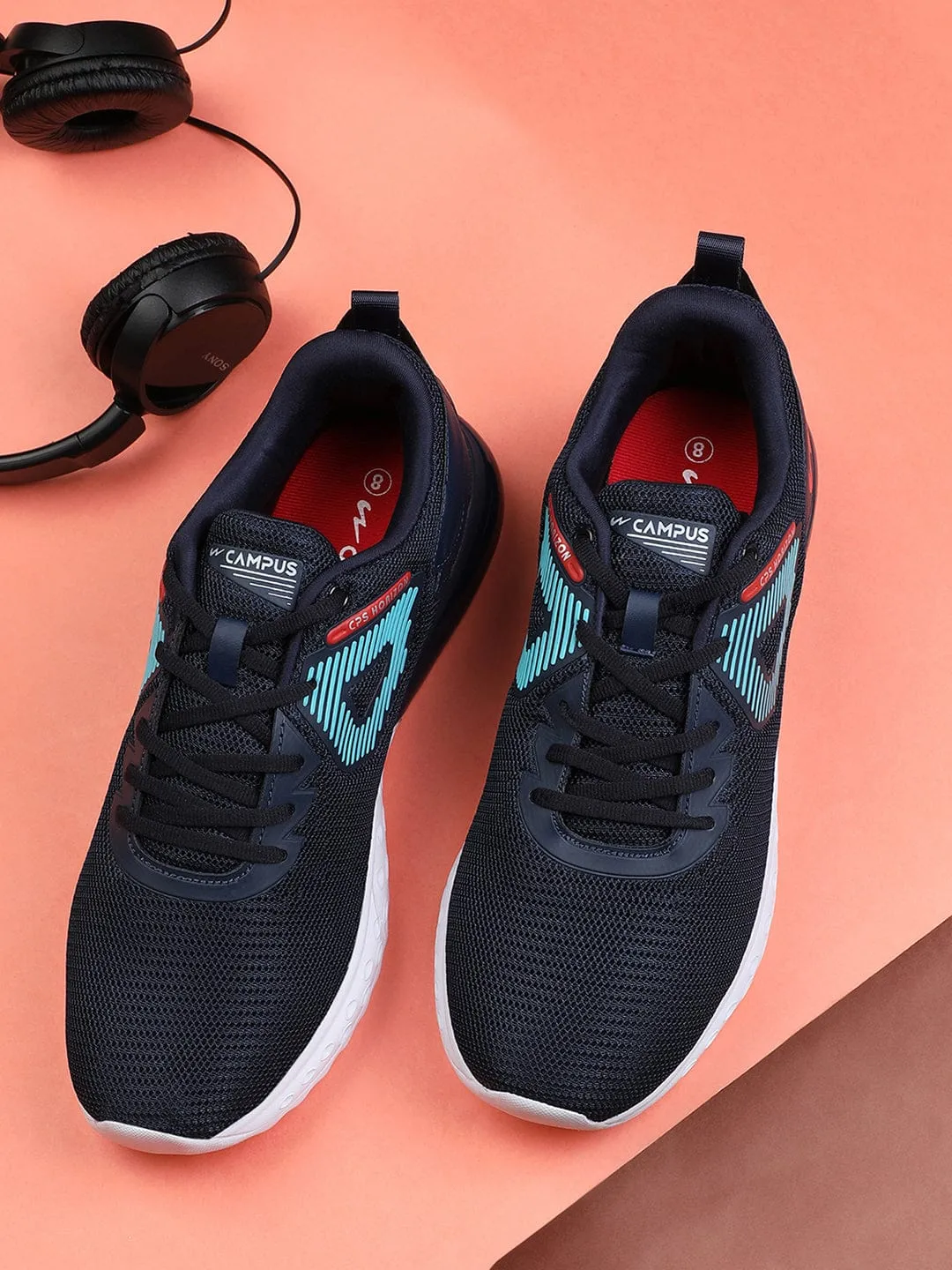 3d Printed Running Shoes DRIP Navy Men's Running Shoes