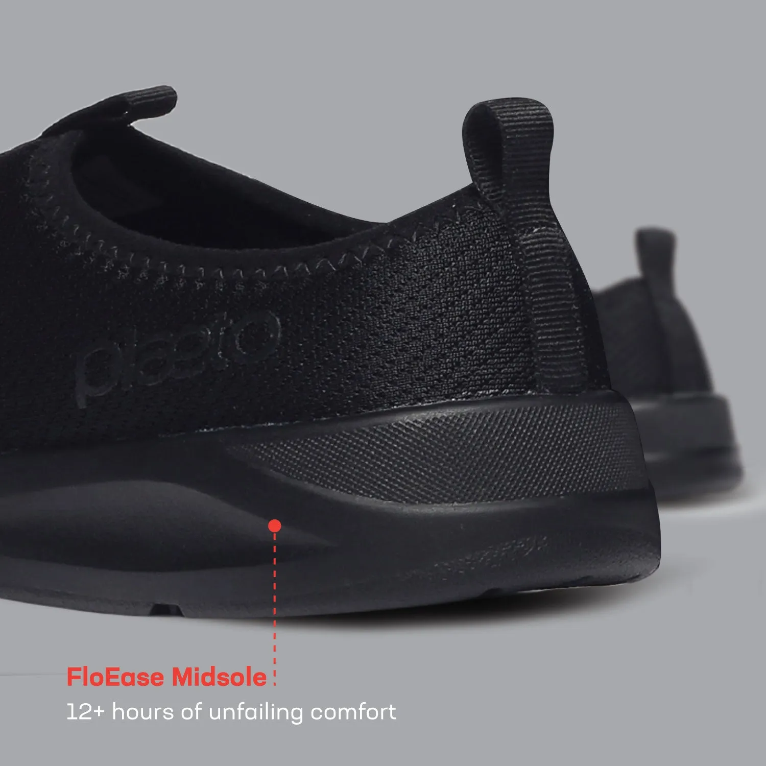 Slip On Fashion EZPlay Slip Ons for Men All Black