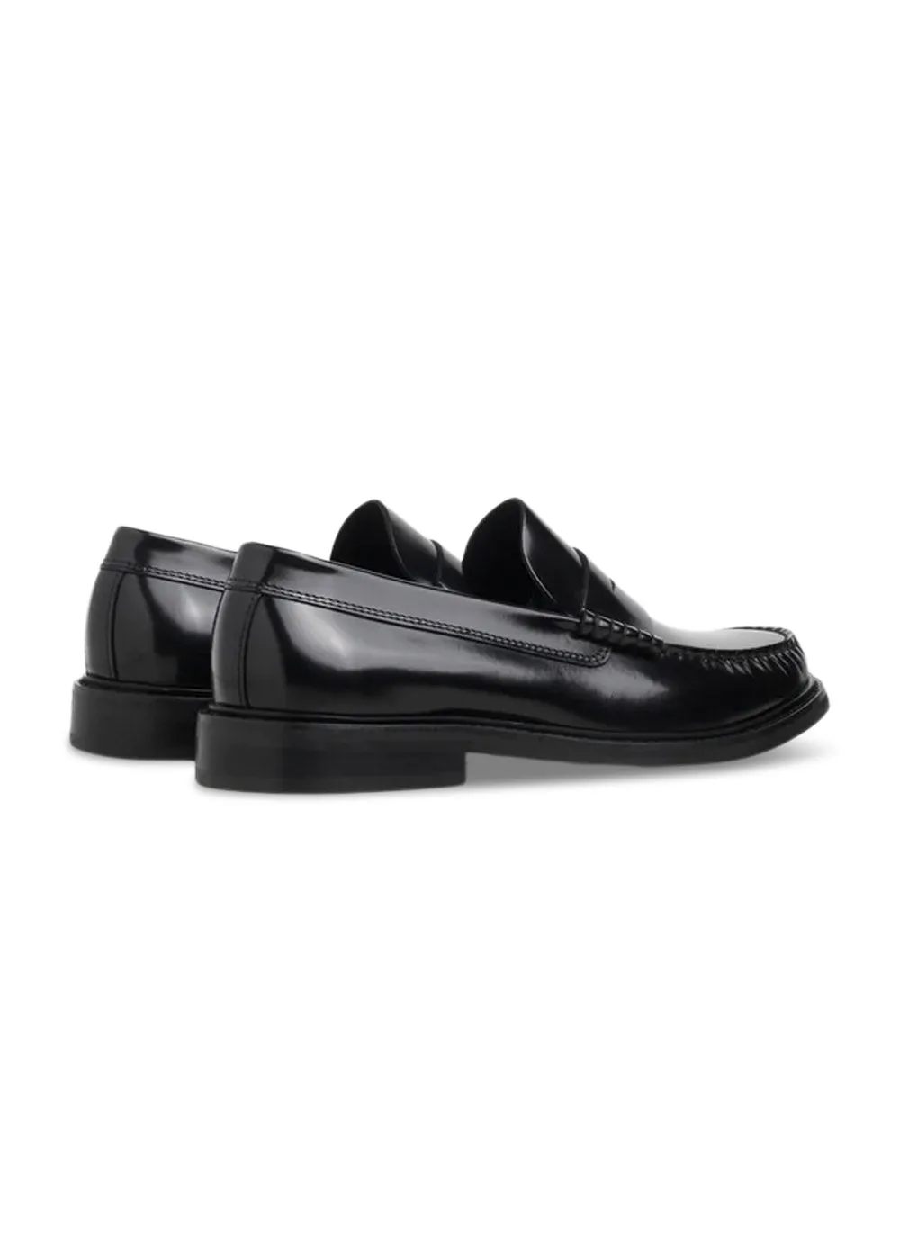 GP0006 - Black Polido - Black Loro Piana Summer Walk Loafers