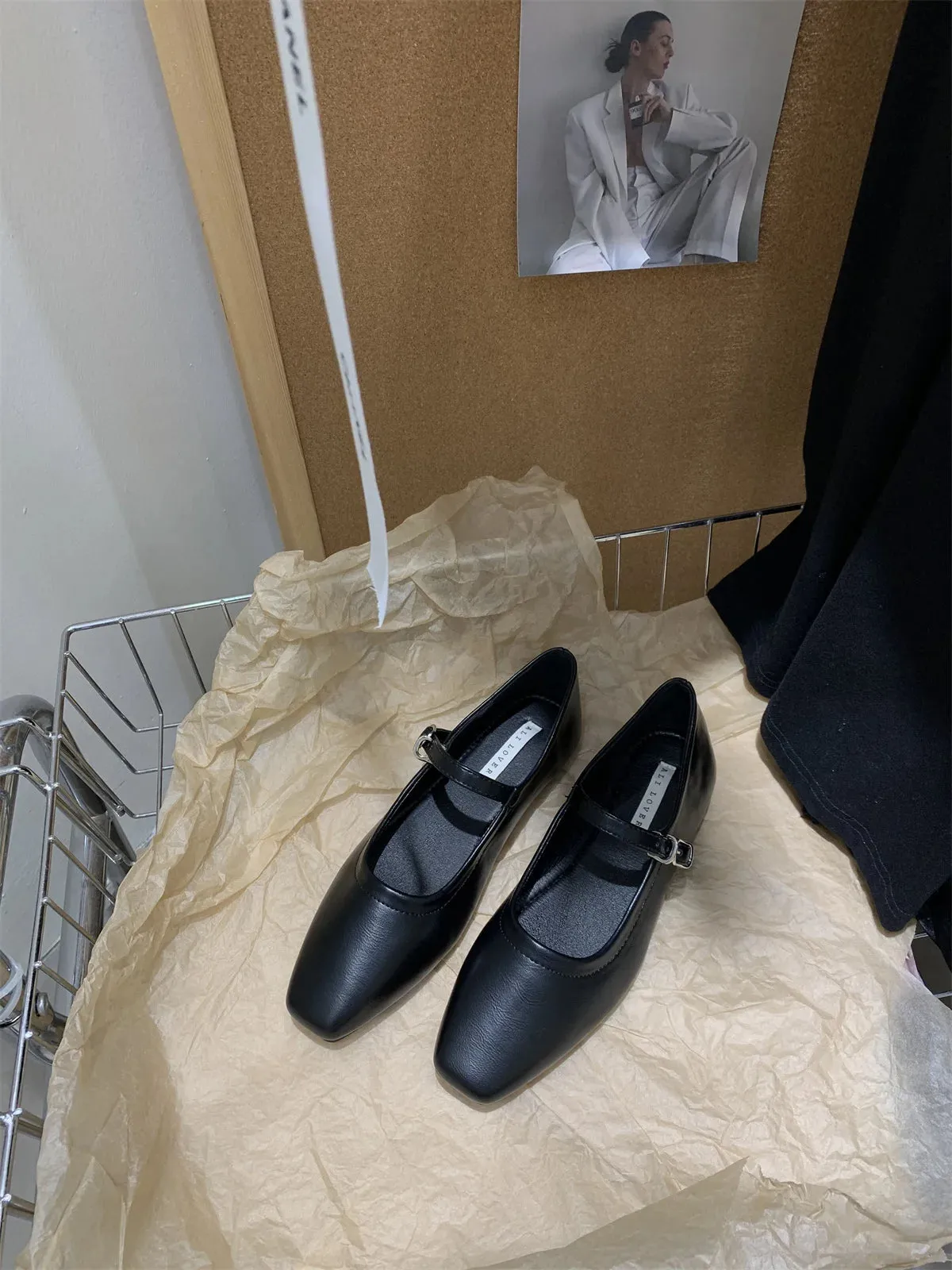 MQTIME  -  Elegant Loafers Mary Jane Ballet flats Shoes For Women 2024 Spring Summer Casual Buckle Strap Female Dress Shoes Low Heels Mule Loafers With Wedge