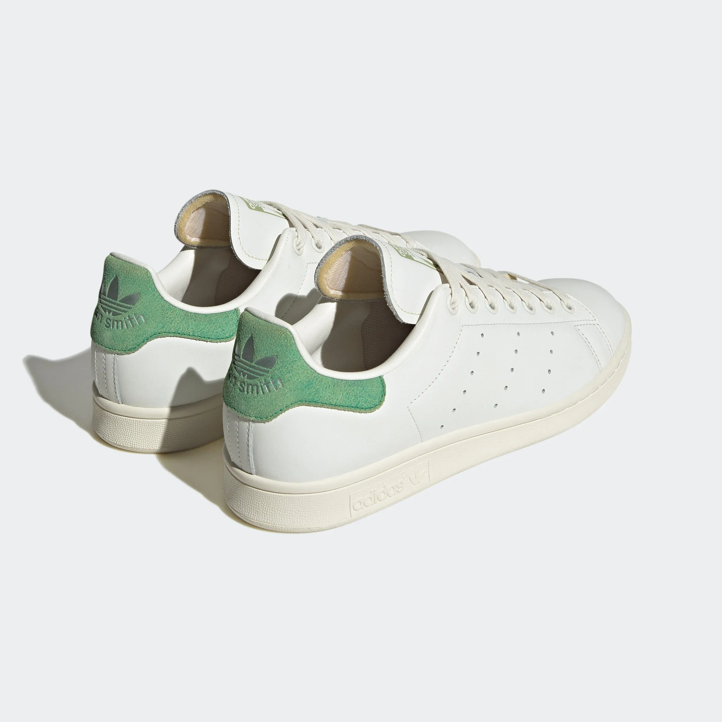 Men's adidas Originals Stan Smith Shoes White Court Green Adidas Tennis Shoes Cloudfoam