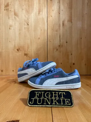 PUMA SMASH GLITZ GLAMM Youth Size 5C Shoes Sneakers Blue 362955-02 R System Puma Shoes