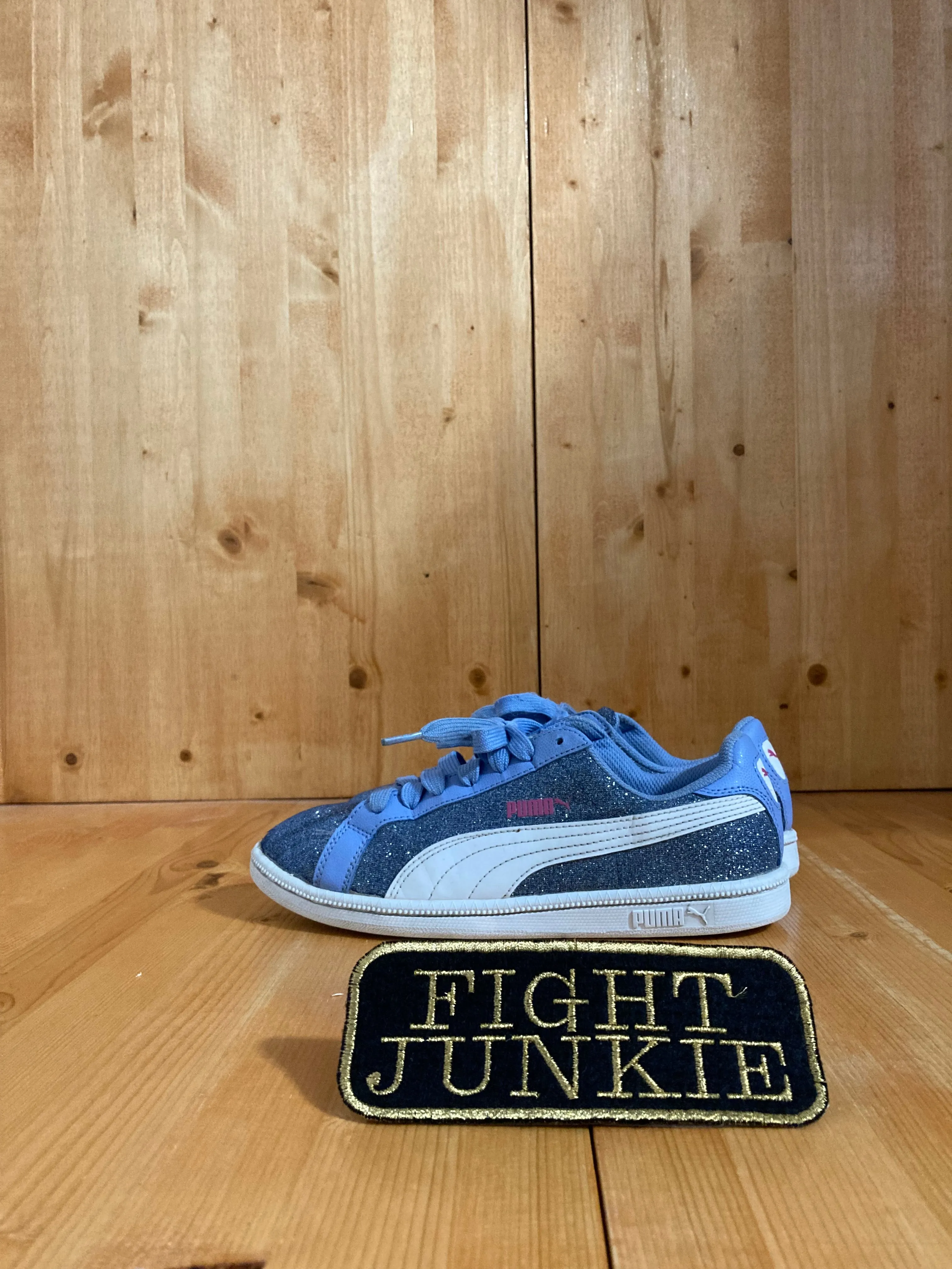 Puma Shoes In India PUMA SMASH GLITZ GLAMM Youth Size 5C Shoes Sneakers Blue 362955-02