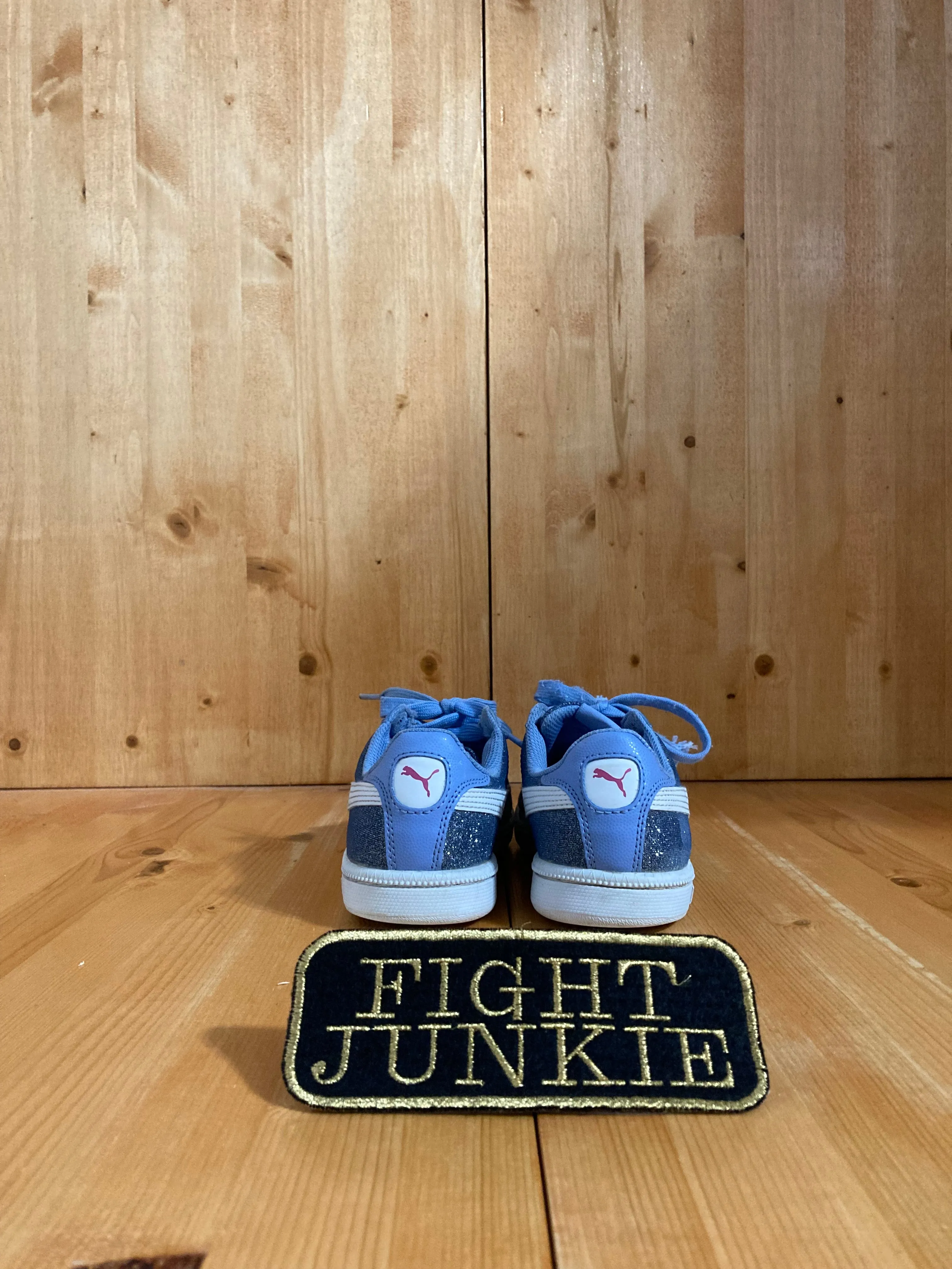 PUMA SMASH GLITZ GLAMM Youth Size 5C Shoes Sneakers Blue 362955-02 Puma Shoes Size 2