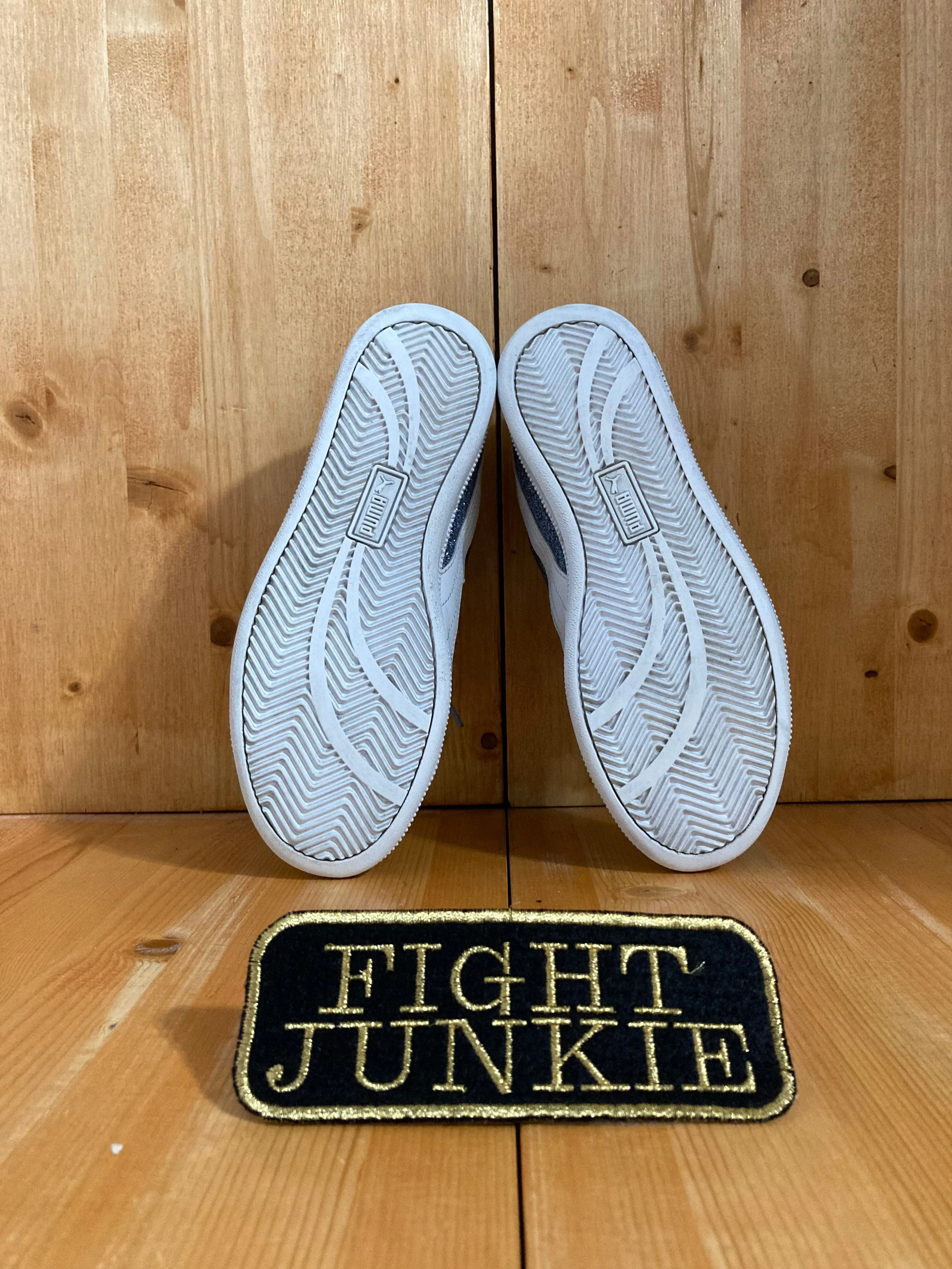 PUMA SMASH GLITZ GLAMM Youth Size 5C Shoes Sneakers Blue 362955-02 Pard Puma Shoes