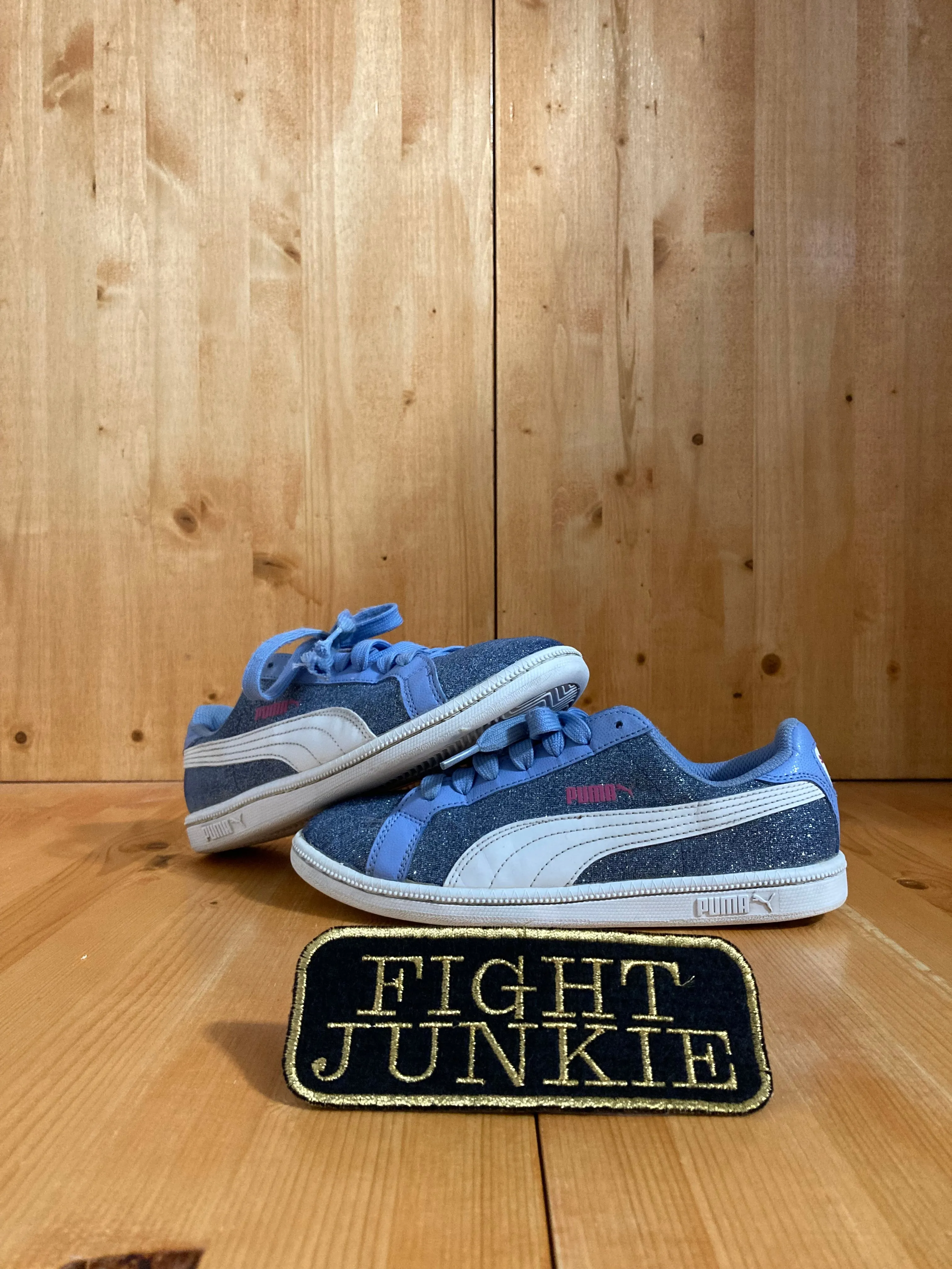 PUMA SMASH GLITZ GLAMM Youth Size 5C Shoes Sneakers Blue 362955-02 Puma All Pro Nitro Basketball Shoe