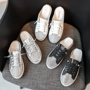 Nanccy Rhinestone  Hollow Breathable Sippers Cowboy Work Boots For Sale