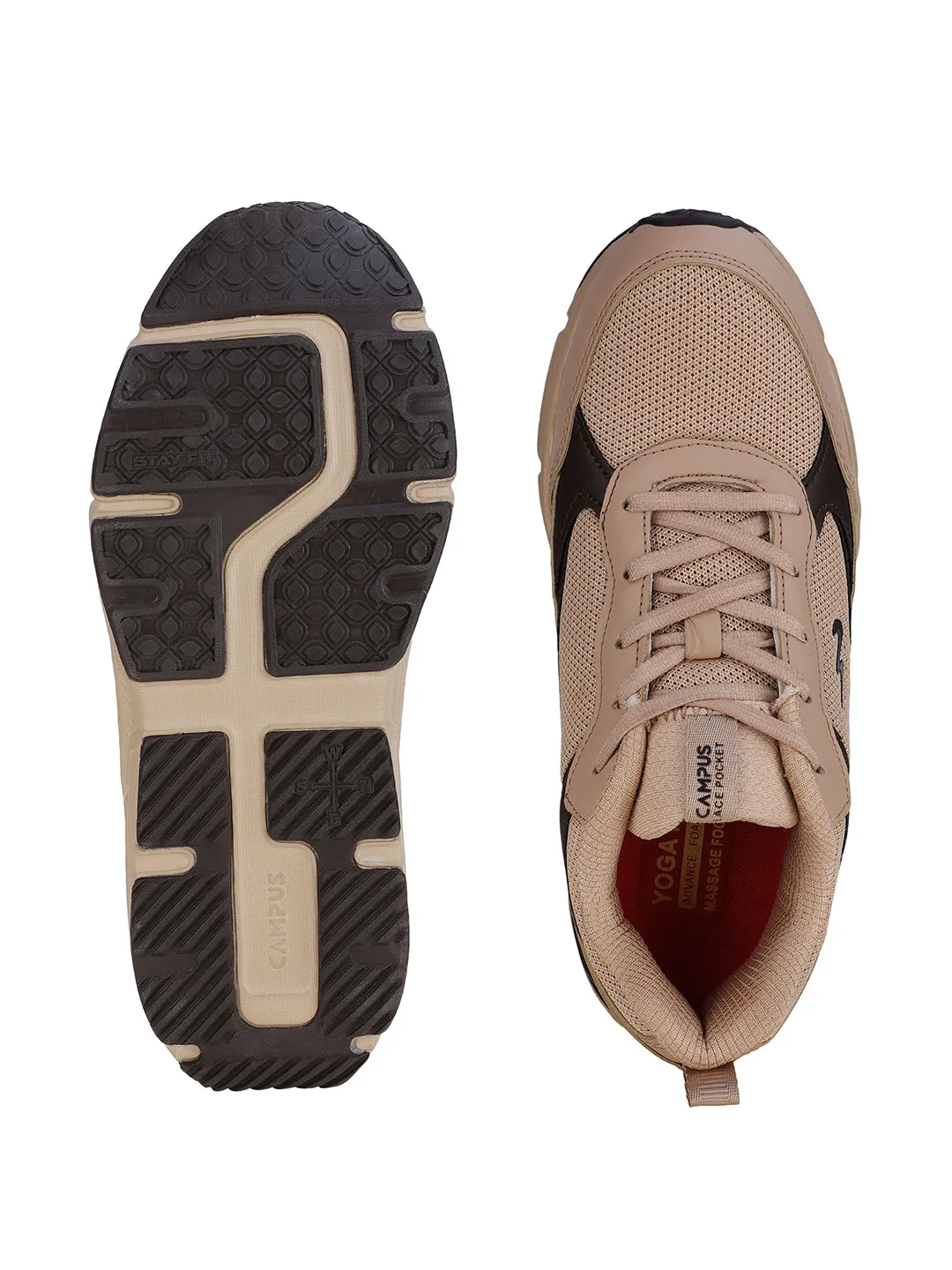 NAVIGATOR Beige Men's Running Shoes Lowest Price Running Shoes