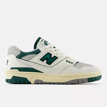New Balance 550 - Sea Salt with Marsh Green New Balance Store In Austin