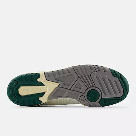 New Balance 550 - Sea Salt with Marsh Green How Much Do New Balances Cost