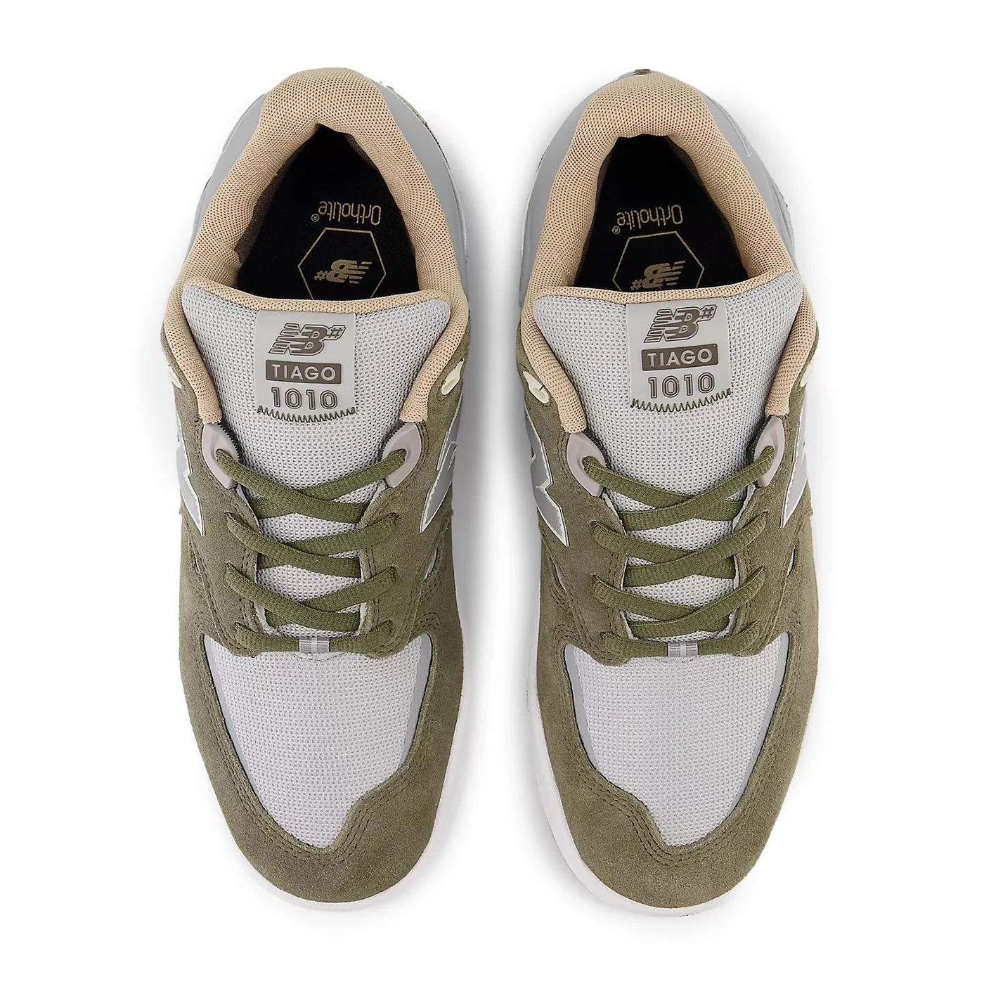 New Balance Numeric 1010 Tiago Shoes - Olive / Grey Womens New Balance 9060 Black