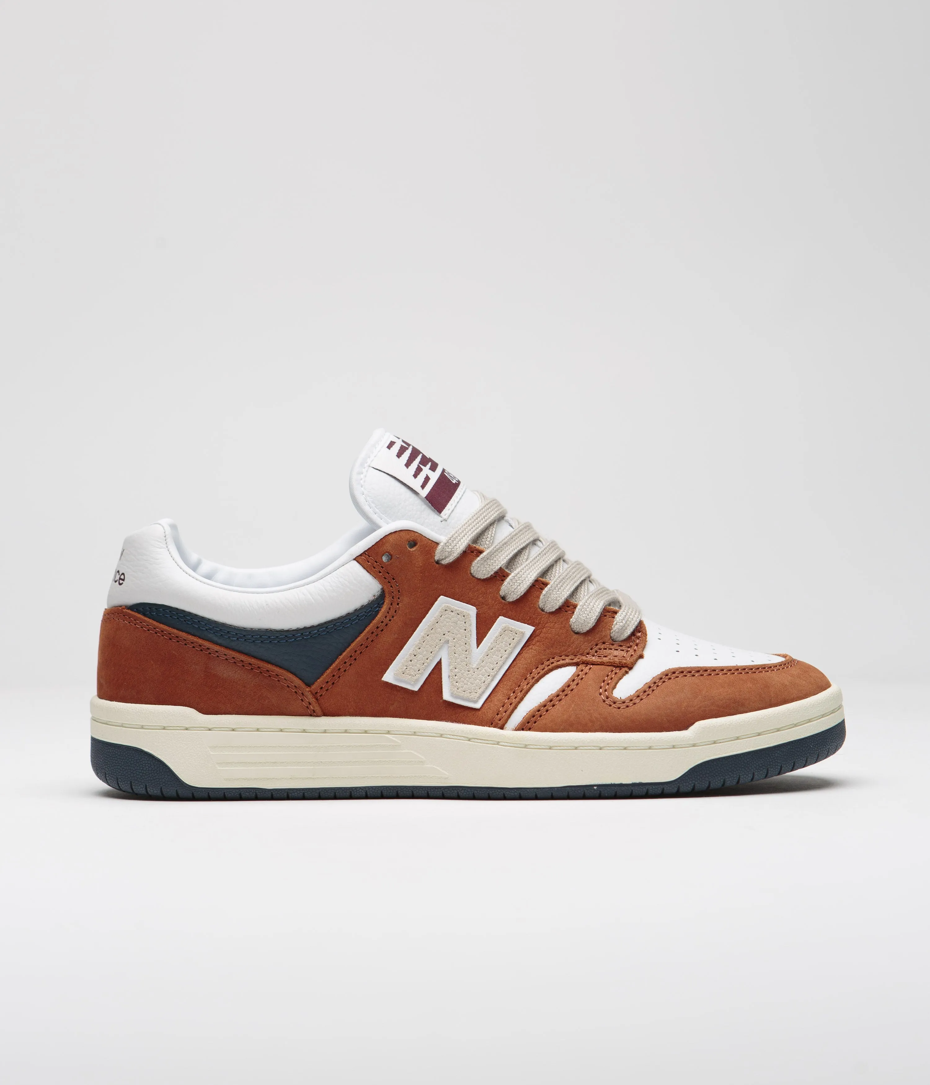 New Balance Numeric 480 Shoes - Rust New Balance Yellow And Green