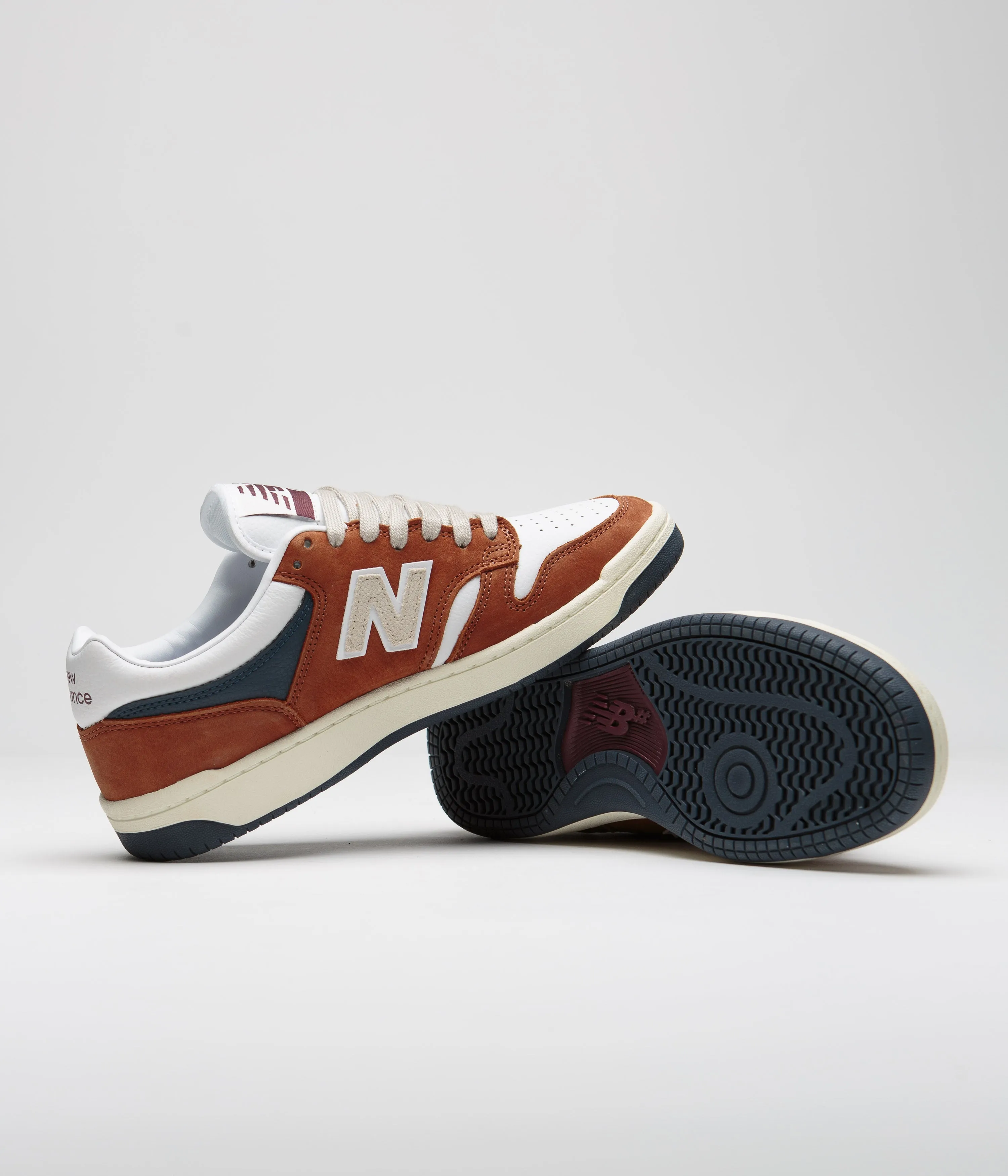 New Balance Numeric 480 Shoes - Rust Beige New Balance 327 Women