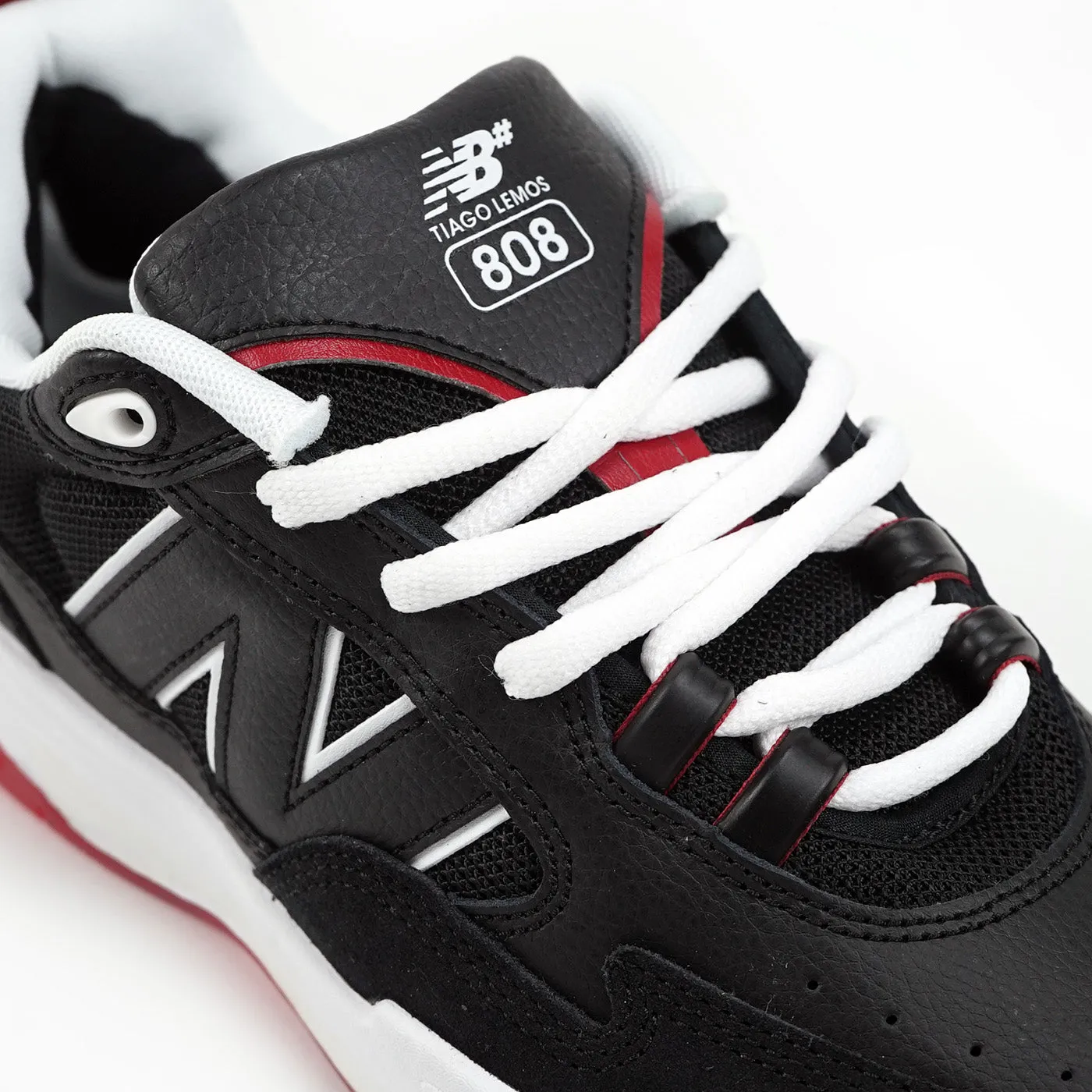 New Balance Numeric 808 Tiago Shoes - Black / Red Where To Buy New Balance 9060