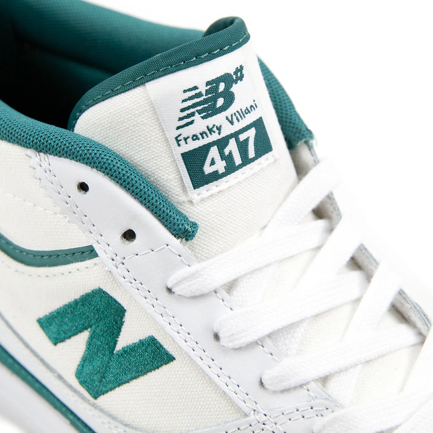 New Balance 530 White/tan New Balance Numeric 'Franky Villani' NM417 Shoes - White / Vintage Teal