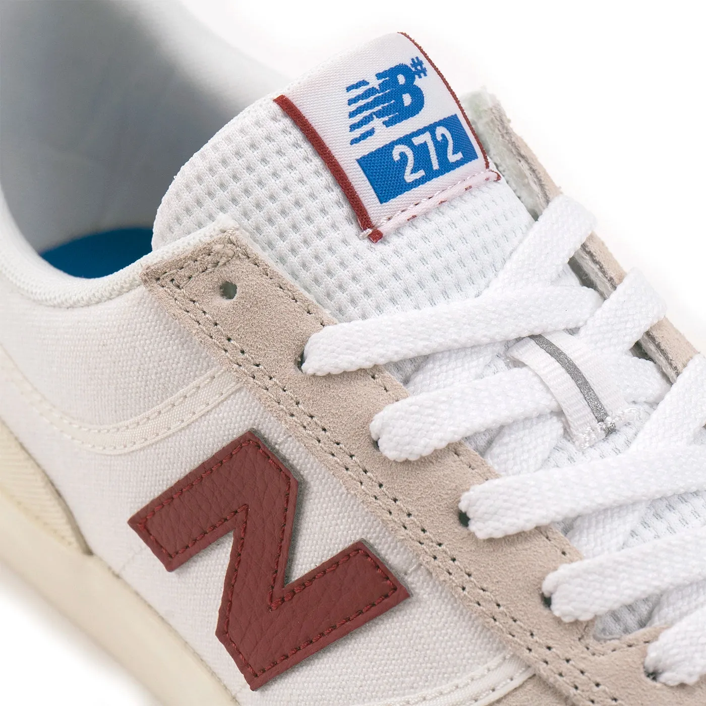 New Balance 574 Pink Sugar New Balance Numeric NM272 Shoes - White / Red