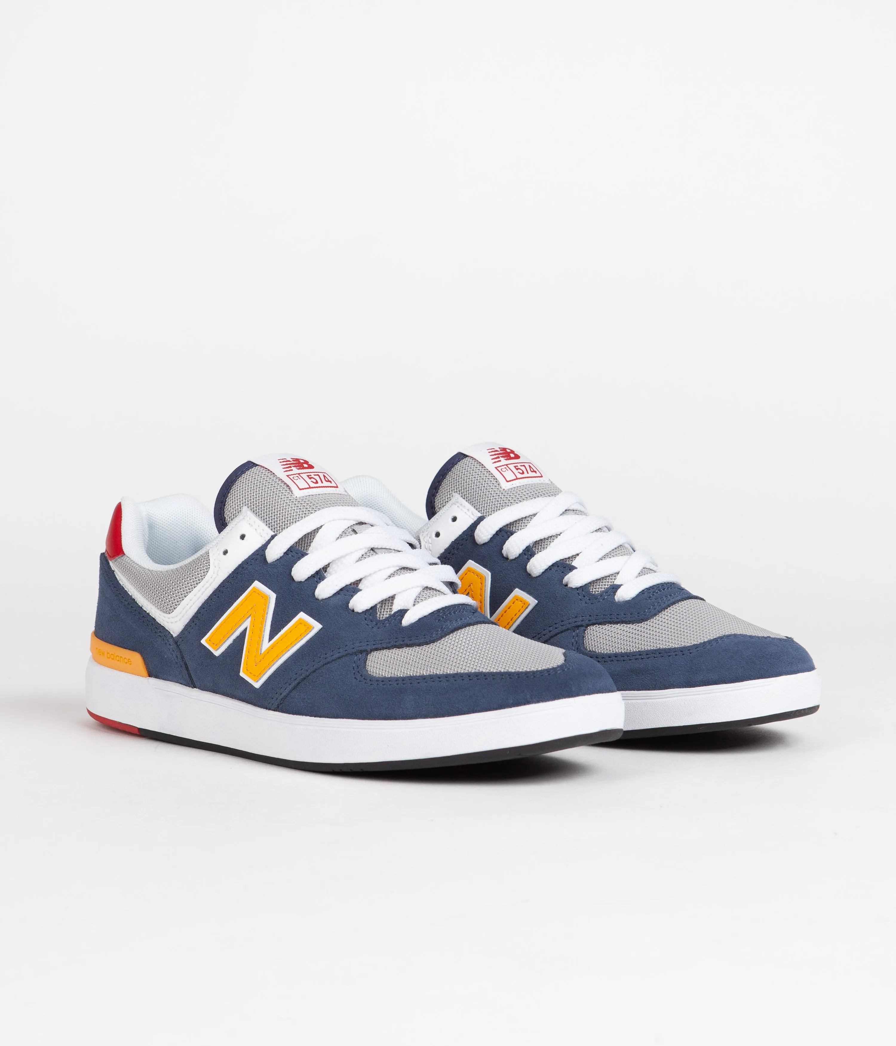 New Balance 990 V4 For Sale New Balance Numeric Pro Court 574 Shoes - Navy / Yellow
