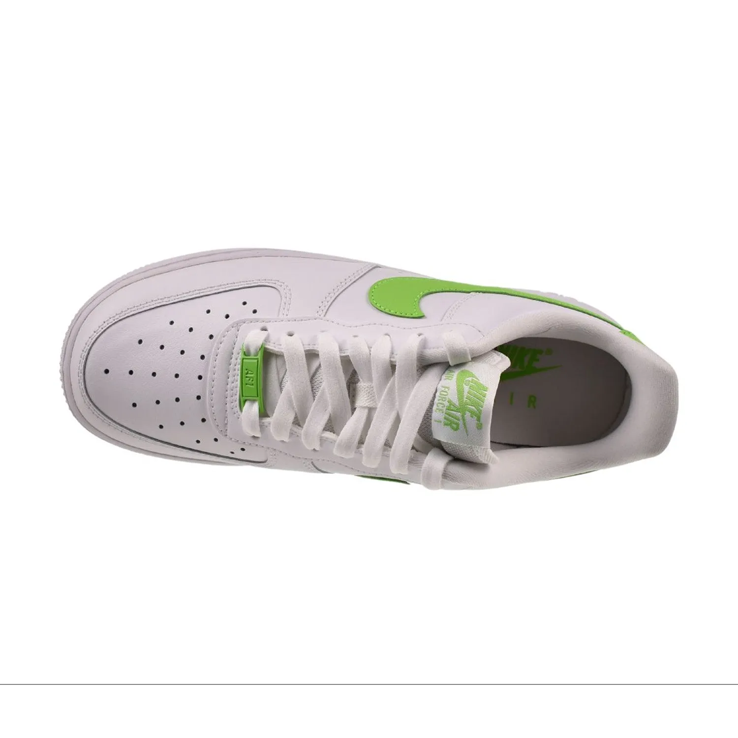 Nike Air Force 1 Low Women's Shoes White-Action Green Asics Gel Tennis Court Shoes