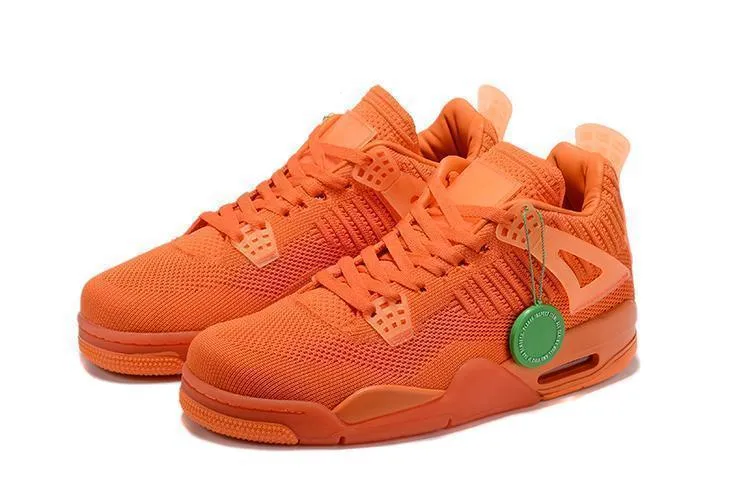 Nike Air Jordan 4 Flyknit 'Total Orange' Basketball Men !!! CYBER MONDAY SALE !!! Asics Shoes Comparison